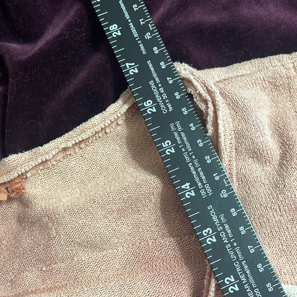 POL sweater faded stripes pink sz Small button placket boutique purchase - Picture 5 of 8